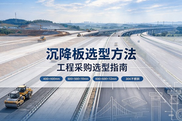 端州沉降板选择方法