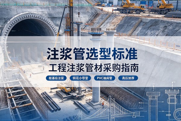 端州注浆管选型标准