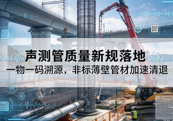 端州声测管质量新规落地，一物一码溯源，非标薄壁管材加速清退