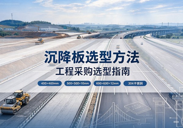 端州沉降板选择方法